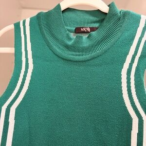 Micas Asymmetrical Knitted Midi Dress Size Small